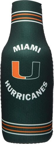 زجاجة كوزي تحمل شعار العلامة التجارية NCAA Miami Hurricanes، مقاس واحد، لون الفريق in Kuwait