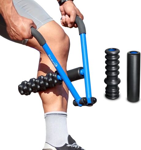 DoubleUP Roller Therapy Kit - Muscle Massager with Lever-Action Pressure Control and Quick-Change Rollers in Saudi Arabia
