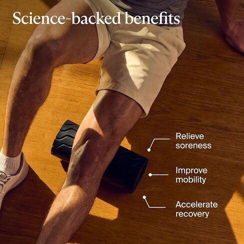 TheraGun Therabody WaveRoller - High Density Foam Roller for Body and Large Muscles. Bluetooth Enabled with 5 Customizable Vibration Frequencies in Therabody App in Kuwait