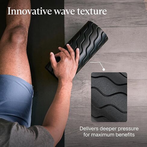 TheraGun Therabody WaveRoller - High Density Foam Roller for Body and Large Muscles. Bluetooth Enabled with 5 Customizable Vibration Frequencies in Therabody App in Kuwait