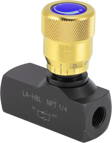 1/4 "منافذ NPT صمام إبرة التحكم في التدفق الهيدروليكي، صمام إبرة هيدروليكي أحادي الاتجاه، صمام إبرة من الصلب الكربوني 5000PSI in Kuwait