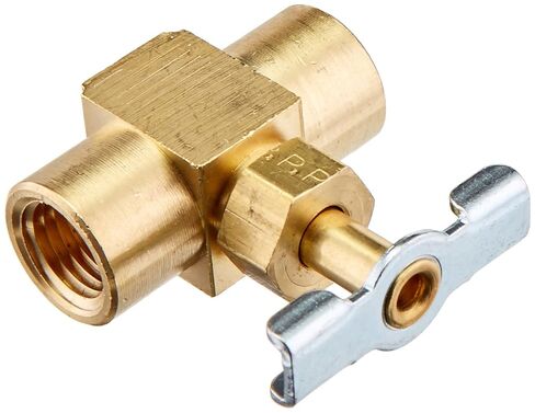 باركر هانفين NV109P-4-pk5 سلسلة NV109 صمام إبرة، نحاس، أنبوب أنثى 1/4 بوصة × أنبوب ذكر 1/4 بوصة (عبوة من 5) in Kuwait