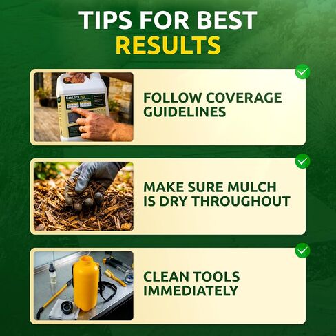 Rock and Mulch Glue for Landscaping Sprayer Use, 1 Gallon Fast-Drying Formula – Pet Friendly, Holds 24 Months – Outdoor Pea Gravel Glue, Gravel Binder & Rubber Mulch in Kuwait