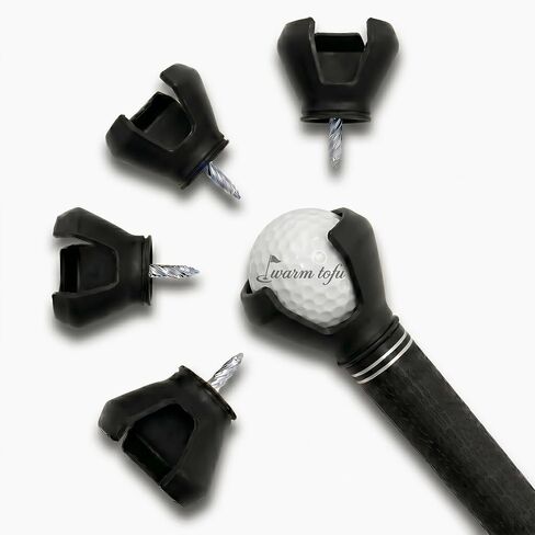 4‑Pack Golf Ball Grabber Picker Durable Golf Ball Retriever Tool for Most Common Putter Ends, Easy No‑Bend Ball Pick‑Up with Secure Grip in Kuwait