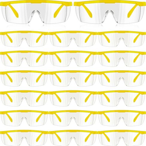 Kigeli 20 Pairs Safety Goggles over Glasses Lab Goggles Anti Fog Scratch Adult Protective Eyewear for Classroom Work in Kuwait
