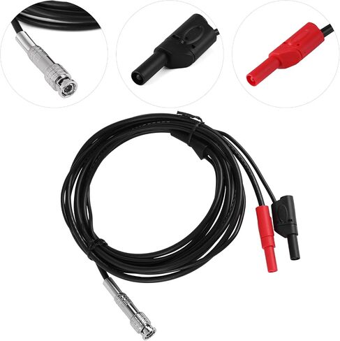 4 قطعة HT30A كابلات اختبار السيارات ملحق راسم الذبذبات 3 متر BNC إلى كابل محول الموز خط خاص لاختبار المساعدة في قياس السيارات in Kuwait