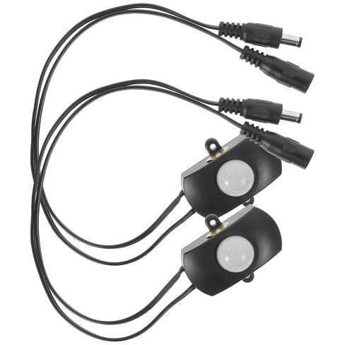 SUPVOX 2 قطعة وحدة تحكم في ضوء مستشعر الحركة LED 5 فولت - 24 فولت 5 أمبير كاشف مستشعر ضوء PIR مع استشعار تلقائي للاستخدام الداخلي والخارجي in Kuwait
