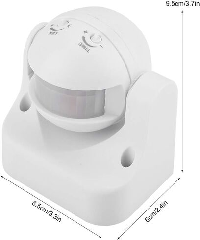 Fafeicy Sensor Switch PVC Infrared Sensor Switch AC110 240V 10A Motion Activated Light Control with 160 Degree Detection IP44 for Corridor Bathroom Stairway Garage Indoor Outdoor in Kuwait