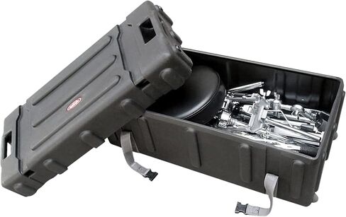 SKB 1SKB-DH3315W حقيبة طبلة بلاستيكية متينة متوسطة الحجم مع مقبض سحب مريح، وحزام شبكي من النايلون عالي التحمل، وعجلات دوارة مدمجة in Kuwait