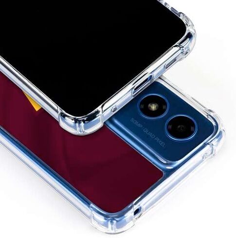 Skinit Clear Phone Case Compatible with Moto G 5G - Officially Licensed NFL Washington Commanders Flag Design in Kuwait