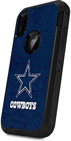 Skinit Decal Skin Compatible with OtterBox Defender iPhone XR - Officially Licensed NFL Dallas Cowboys Distressed Design in Kuwait