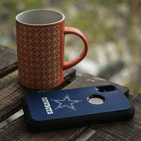 Skinit Decal Skin Compatible with OtterBox Defender iPhone XR - Officially Licensed NFL Dallas Cowboys Distressed Design in Kuwait