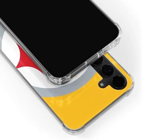 Skinit Clear Phone Case Compatible with Galaxy S24 Plus - Officially Licensed NFL Pittsburgh Steelers Large Logo Design in Kuwait