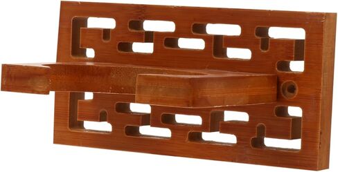 رف حائط VANZACK Cucurbit Flute رف جداري للأدوات الخشبية رف معلق على الطراز العتيق حامل فلوت على الحائط لديكور الموسيقى المنزلية in Kuwait