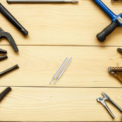 Holibanna Double Head Skirting Nails Invisible Seamless Acoustic Panel Nails with Sleeve Tool for Baseboard and Door Trim Installation, 303pcs Set in Kuwait