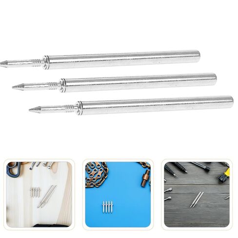 Holibanna Double Head Seamless Skirting Nails with Installation Sleeves, Threaded Invisible Baseboard Security Screws for Floor and Stairway Panel Fixing, 303pcs Set in Kuwait