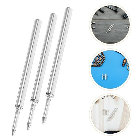 Holibanna Double Head Seamless Skirting Nails with Installation Sleeves, Threaded Invisible Baseboard Security Screws for Floor and Stairway Panel Fixing, 303pcs Set in Kuwait