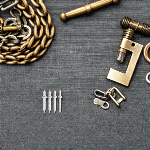 Outanaya Invisible Double Head Nails for Baseboard, Threaded Security Screws with Installation Sleeve Tool, Seamless Invisible Skirting Fasteners for Acoustic Panels and Furniture, 303 Pcs in Kuwait