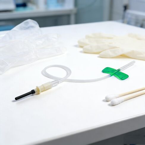 Blood Collection Needles, 21 Butterfly Needles with Luer Adapter Sterile Individually Wrapped- 50Pcs in Kuwait