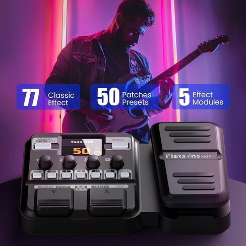 نظام جيتار لاسلكي FW2D، قابس كتم صوت حصري، KMF-1، دواسة جيتار متعددة التأثيرات 18 أمبير/الكابينة in Kuwait