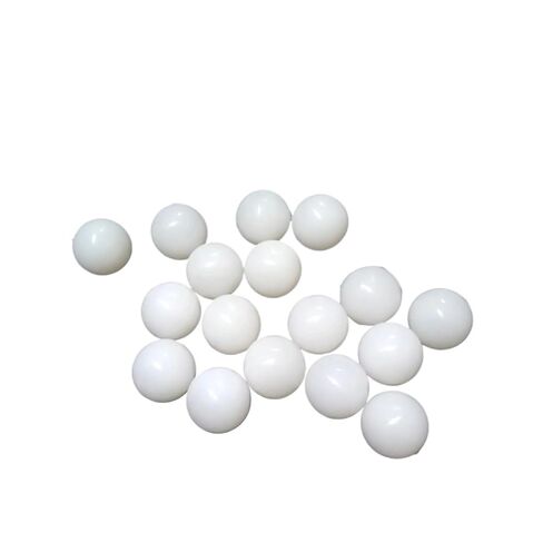 Rotary Vibrating Screen High Elasticity Ball Wear-Resistant Solid White Elastic Food Grade Silicone 2~70mm 1~200pcs(38mm(2pcs)) in Saudi Arabia