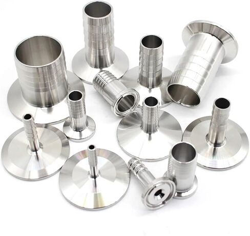 Outer Diameter 8MM-64MM Stainless Steel SS304 SS316L Hose Hook Fitting Sleeve (2.5 inches (64 mm), OD19.05MM_SS316L) in Kuwait