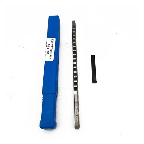 1PC 4mm B1 Push-Type Keyway Broach High Speed Steel Metric Size Keyway Cutting Tool for CNC Lathe Precision Engineering in Kuwait