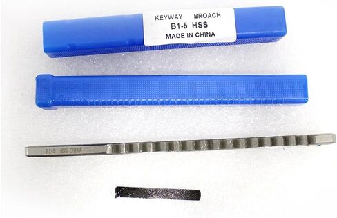 4mm 5mm B1 Push Type Keyway Broach High Speed Steel Keyway Tools for CNC Machine Lathe Precision Engineering(4mm and 5mm) in Kuwait