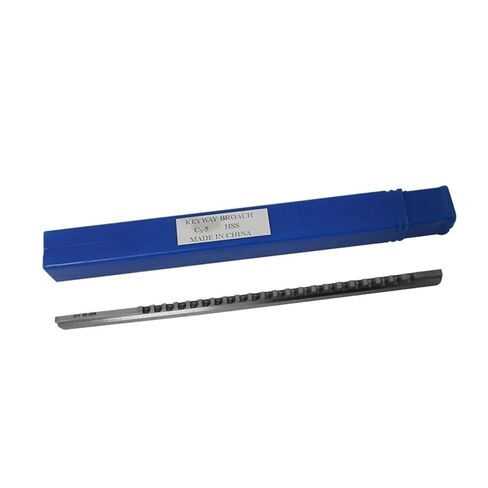 Keyway Broach 8mm 6mm 5mm C Push Type Metric Size Broach High Speed Steel Keyway Cutting Tool for CNC Router Precision Engineering(C1 6mm) in Saudi Arabia