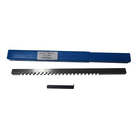 Keyway Broach 8mm 6mm 5mm C Push Type Metric Size Broach High Speed Steel Keyway Cutting Tool for CNC Router Precision Engineering(C1 6mm) in Saudi Arabia