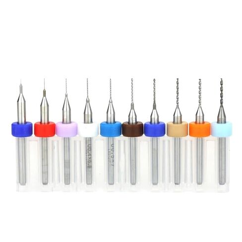 10Pcs 0.1-3.175mm PCB Drill Bit 1/8 Inch Fixed Shank Printed Circuit Board Mini CNC Drilling Tools Drills Set(PCB 3.0mm 10pcs) in Saudi Arabia