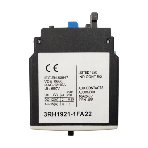 Auxiliary Contact 3RH1921-1FA22 Front Mount Auxiliary contactor Block 2NO/2NC 4p in Kuwait