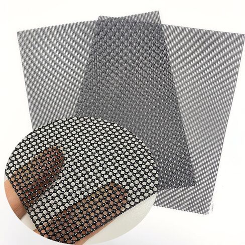 PVC Coated 304 Stainless Steel Mesh,2 Pack Woven Wire Mesh Screen Steel Woven Wire Mesh for Vent, Cage, Cabinets Mesh, Security Guard Garden Screen Hole Diameter 1.5mm (30 X 21CM) in Saudi Arabia