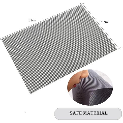 PVC Coated 304 Stainless Steel Mesh,2 Pack Woven Wire Mesh Screen Steel Woven Wire Mesh for Vent, Cage, Cabinets Mesh, Security Guard Garden Screen Hole Diameter 1.5mm (30 X 21CM) in Saudi Arabia