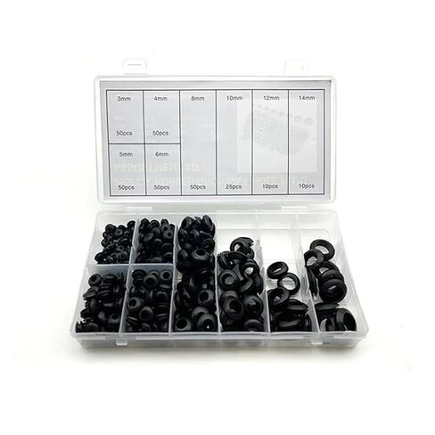 295Pcs Rubber Seal Ring Kit 3-14mm for Cable Hole Protection in Kuwait