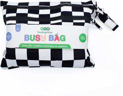 Bapronbaby Feeding Littles Busy Bag (SAGE) - مجموعة نشاط السفر للأطفال للعب المستقلة وعلى مستوى الأسرة ، سن 3+ in Kuwait