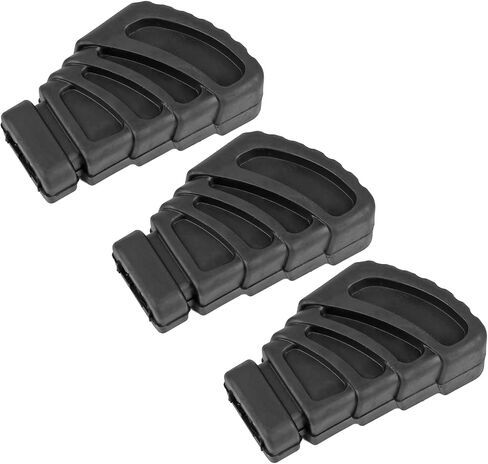 3Pcs Drum Hardware Rubber Feet, Bass Snare Cymbal Stand Bracket Rack Pads Legs Replacement, NonSlip WearResistant Black Percussion Parts (WC11) in Kuwait