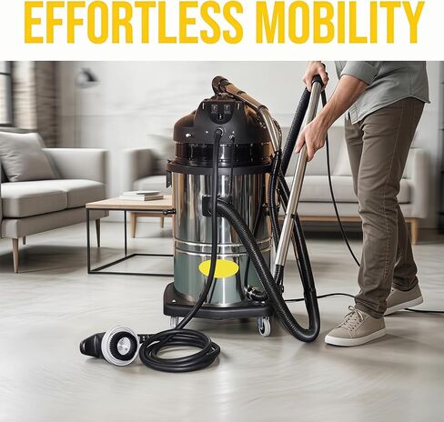 40l/11gal Multifunctional Wet Dry Vacuum Cleaner, Commercial Carpet Cleaning Machine, with 22.97ft Cord, Carpet Water Absorber Assembly, for Carpet/Floor/auto Detailing in Kuwait