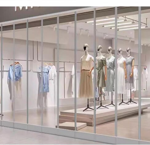 Transparent PVC Magnetic Strip Curtains - Easy Clean Insulation Blinds for Garages, Kitchens, Porches - 45x200cm Vinyl Privacy Solution,Clear,45x200cm in Kuwait