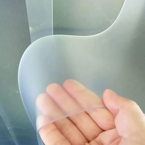 Customizable PVC Strip Curtain for Freezer Rooms - Waterproof, Dustproof, Transparent Plastic Strips for Temperature Control & Dust Prevention, Ideal for Industrial Use,Clear,180x120cm in Kuwait