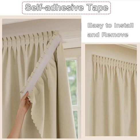 Temporary Window Curtain for Bedroom Bathroom Dorm, Blackout Door Privacy Cover Self-Adhesive, Dustproof, Washable, Removable (WxH-35.4x39.3inch,Pink) in Kuwait