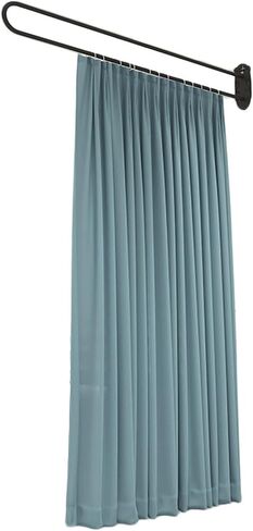U Shaped Room Divider Curtain,Metal Support Wall Mounted Privacy Curtain,for Fitting Room Beauty Salon Bedroom(Color2,2m) in Kuwait