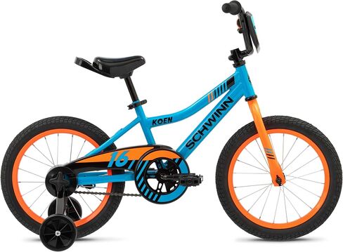 Schwinn Koen 16-Inch Bike for Kids Ages 5-7, Built for Safety and Comfort, Quick Assembly, Beginner Training Wheel Bicycle in Kuwait