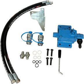 Single Hydraulic Remote Valve Kit for Ford Tractors 5000 5600 6600 7000 7600 7610 7700 7710 2 Port Rear Double Acting Dual Spool Arko in Kuwait
