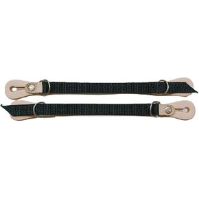 Adult Bull Riding Black Nylon Heel Spur Straps 5/8" x 15" - EPT Brand in Kuwait