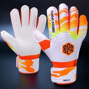 Soccer Goalkeeper Gloves for Youth & Adults – Goalie Gloves with Finger Protection, Strong Grip for Training and Match Play, Sizes 6/7/8/9 in Kuwait