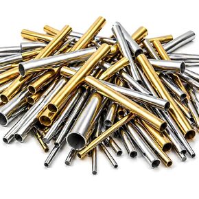 Yaocom Mixed Metal Tubing Cutoffs, Assorted Brass, Stainless Steel & Aluminum Tubes for DIY Crafts, Jewelry Making, Sculptures and Modeling Projects in Kuwait