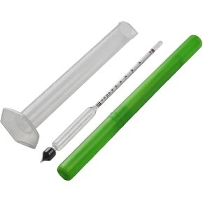 Hydrometer 0-100% Proof Tester with 100ml Measuring Cup, Glass for spirit Meter for Distilled Liquor and Home Brewing, Accurate ABV Reading Tool in Saudi Arabia