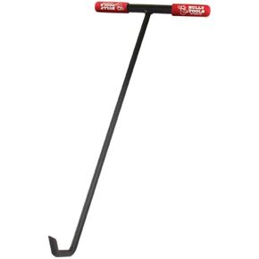 BULLY TOOLS 24-Inch Manhole Cover Hook with Steel T-Style Handle – Heavy Duty Sewer Tool, Durable Steel Construction, Ideal for Manhole Lid & Sewer Cap Removal, Multi-Purpose - Made in The USA in Kuwait