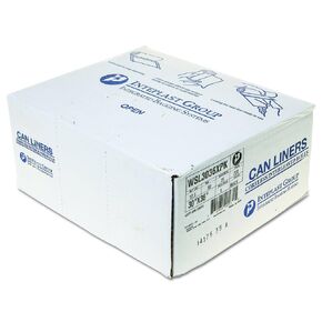 Inteplast Group SL3036XPK Low-Density Can Liner, 30 x 36, 30Gal, .90 Mil, Black, Roll of 25 (Case of 8 rolls) in Kuwait